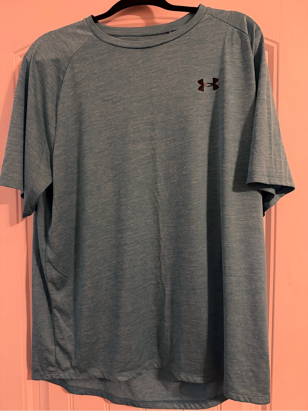Under Armour Men's Short Sleeve Performance Tee in Heather Blue